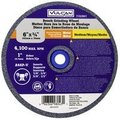 Vulcan Vulcan Straight Bench Grinding Wheel, 6 In Dia, 1 In, 6 Grit, Medium Grade, 4100 Rpm, Aluminum Oxide 980430OR